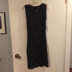 Bobi dark gray sleeveless dress